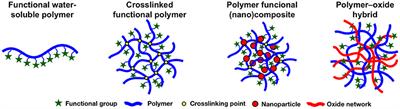 Water-Soluble and Insoluble Polymers, Nanoparticles, Nanocomposites and Hybrids With Ability to Remove Hazardous Inorganic Pollutants in Water